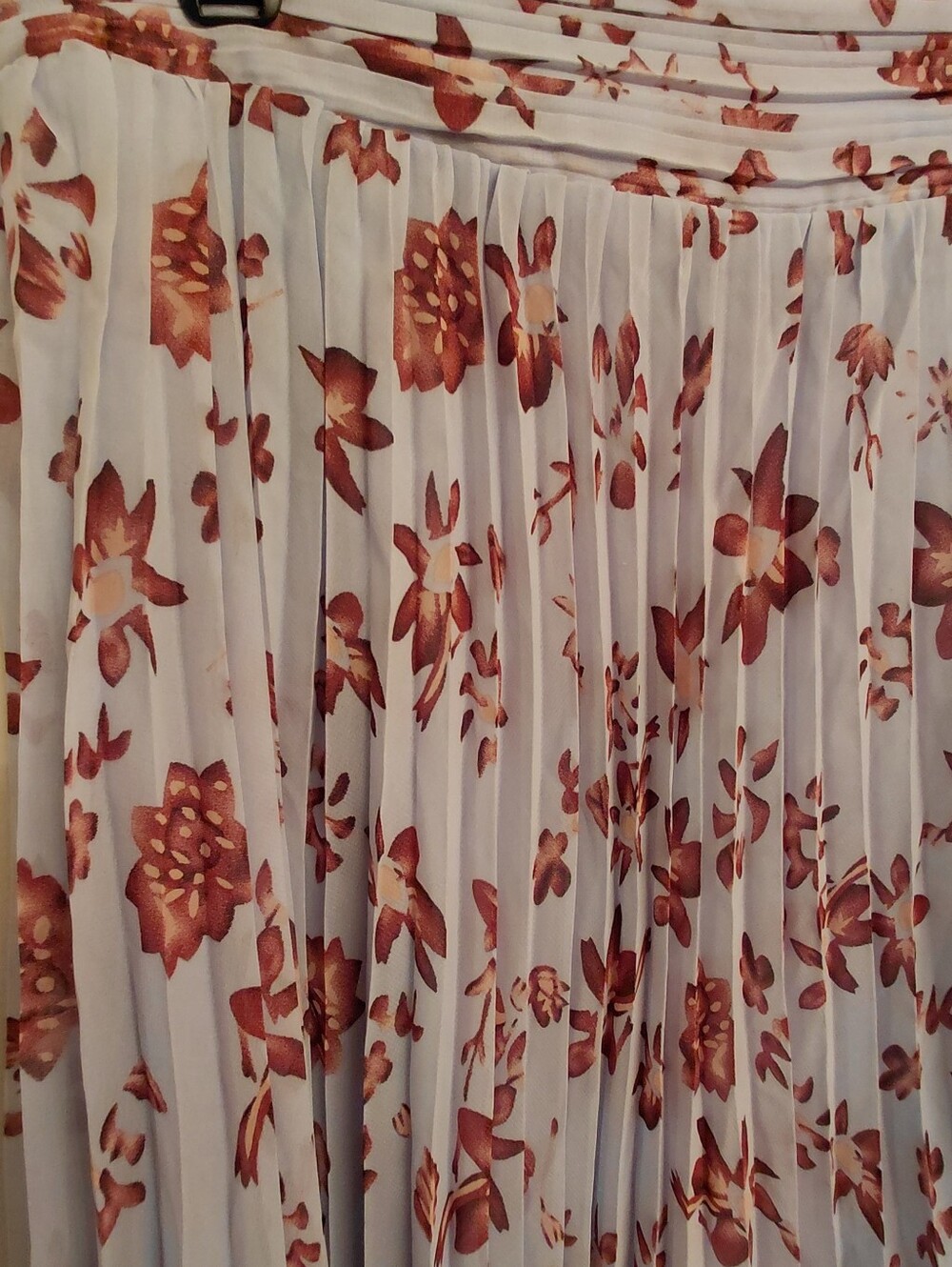 Boho Beautiful Blue Cottagecore Accordian Pleats Sz Large